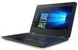 Black Flip Design Lenovo 11.6-Inch Touchscreen 2-In-1 Business Laptop, Intel Celeron N3060, 4Gb