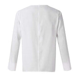 Clearance Sale for Men Coat.AIMTOPPY Men's Casual Long-Sleeved Solid Color Round Neck National Wind