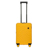 B|Y By Brics | Ulisse 21 Inch Expandable Spinner Suitcase | Mango | Hard Exterior, Multiple Pockets & TSA Approved Lock
