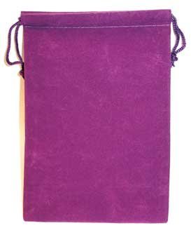Bag Velveteen 5 X 7 Purple *