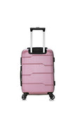 DUKAP Rodez Lightweight Hardside Spinner Luggage 24'' inch - Rose Gold