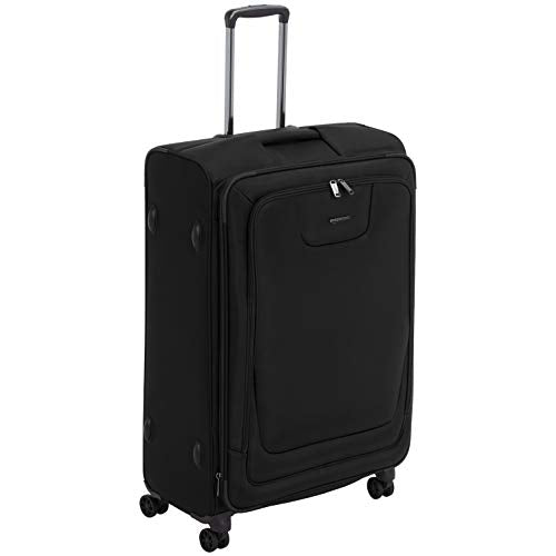 Amazonbasics Premium Expandable Softside Spinner Luggage With Tsa Lock- 29 Inch, Black