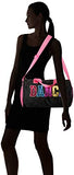 Dance Duffel Bag With Multicolored Dance Print Fuchsia (Black/Multi)