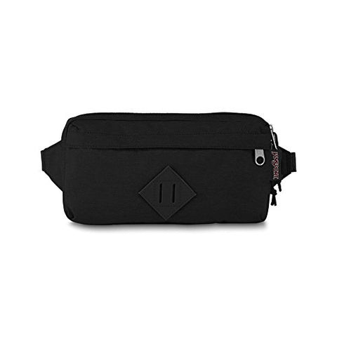 Jansport Waisted Fanny Pack - Black Ballistic Nylon - Adjustable