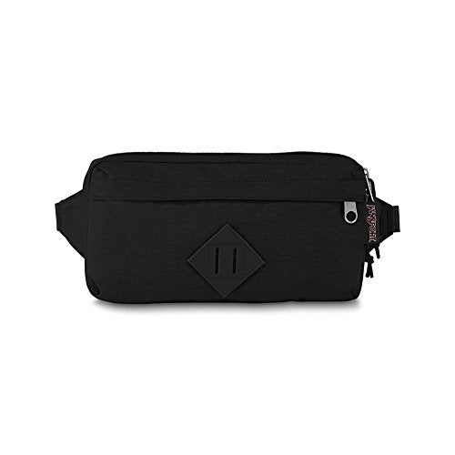 Jansport Waisted Fanny Pack - Black Ballistic Nylon - Adjustable