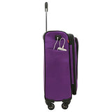 Travelers Club 20 Inch Carry On, Purple