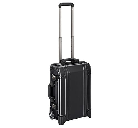 Zero Halliburton Geo Aluminum 3.0 Carry-On 2 Wheel Travel Case Zrg2520 (Black)