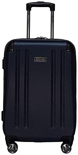 Kenneth Cole Reaction 8 Wheelin Expandable Luggage Spinner Suitcase Medium 25" (Navy)