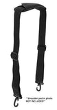 Made In Usa Black Poly Webbing Replacement Travel Luggage Bag Adjustable Shoulder Strap 1.5"W X