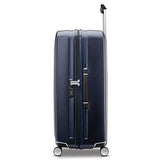 Samsonite Etude Hardside Checked Luggage with Double Spinner Wheels, Dark Navy