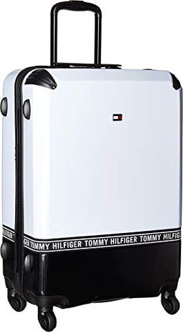 Tommy Hilfiger Unisex Courtside 24" Upright Suitcase White/Black One Size
