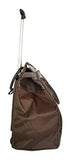 Trendy Flyer Computer/Laptop Rolling Bag 2 Wheel Case Plain Brown