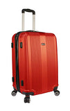 Mancini Santa Barbara 24" Lightweight Spinner Luggage in Red