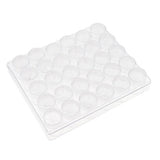 Baoblaze 30PCs 6g Empty Plastic Cosmetic Samples Container for Make Up, Eye Shadow, Nails,