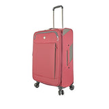 Mia Toro M1133-24In-Red Italy Viareggio Softside 24 Inch Spinner, Red