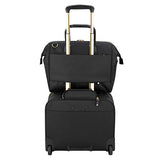 Delsey Paris Montrouge Briefcase, 46 cm, 18.8 liters, Black