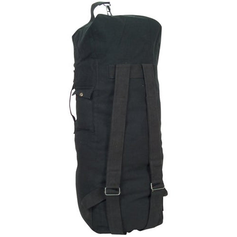 Fox Outdoor Products Two Strap Duffel Bag, Black