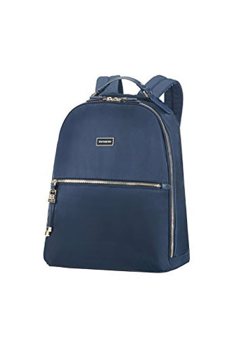 SAMSONITE Karissa Biz - Backpack 14.1" Casual Daypack, 41 cm, 17.5 liters, Blue (Dark Navy)