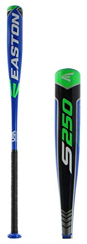 Easton Unisex 2019 USA Baseball 2 1/4 S250 Youth Baseball Bat, Blue, 29/19