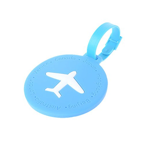 Carise Travel Luggage Tag Square Round Address ID Name Card Suitcase Baggage Label Tags