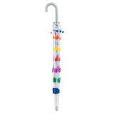 totes Kid's Clear Bubble Umbrella with Easy Grip Handle, Dots