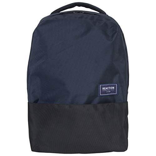 Kenneth Cole Reaction Two-Tone Polyester 15.6" (RFID) Laptop Backpack Navy/Black One Size