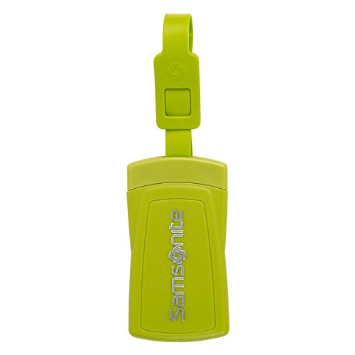 Samsonite Security ID Luggage Tag (Set of 2) Neon Green