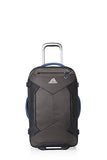 Gregory Mountain Products Split-Case 22 Inch Roller Duffel Bag, Slate Black, 22"