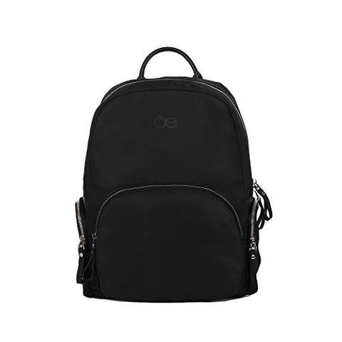 Cloe Nylon Backpack in Black Color