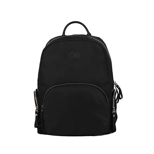 Cloe Nylon Backpack in Black Color