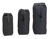 Rothco Top Load Canvas Duffle Bag, Black, 21'' X 36''