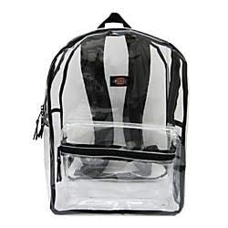 Dickies Clear Student Backpack Clear/Black