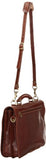 Floto Luggage Roma Messenger Bag, Brown, One Size