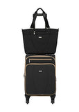 Baggallini Avenue Travel Tote, Black, One Size