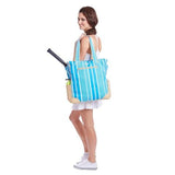 Ame And Lulu Ticking Stripe Tennis Tote Bag