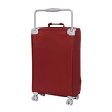IT Luggage 27.6" World's Lightest 8 Wheel Spinner, Bossa Nova With Vapor Blue Trim