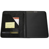 Kenneth Cole Reaction 1680d Polyester Standard Bifold Writing Pad, Black