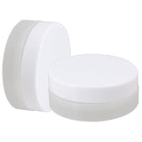 BQLZR 30g Empty White and Transparent Round Containers Cosmetic Jar Craft Travel Creams Plastic