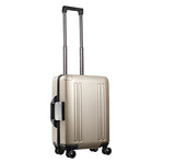 Zero Halliburton Zro 20" International Carry-On 4-Wheel Spinner Luggage In Gold