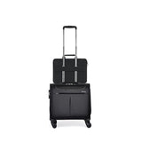 MOSISO Laptop Shoulder Bag Compatible 2018 MacBook Air 13 A1932 Retina Display/MacBook Pro 13 A1989 A1706 A1708 USB-C 2018 2017 2016/Surface Pro 6/5/4/3, Briefcase Handbag with Trolley Belt, Black