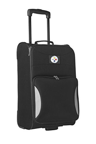 Nfl Pittsburgh Steelers Steadfast Upright Carry-On Luggage, 21-Inch, Black