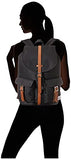 Herschel Dawson Backpack, Black/Tan Synthetic Leather, Classic 20.5L