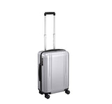 Zero Halliburton Zrl-22" Domstic Carry-On 4-Wheel Spinner, Silver