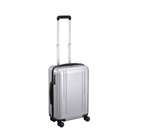 Zero Halliburton Zrl-22" Domstic Carry-On 4-Wheel Spinner, Silver