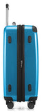 HAUPTSTADTKOFFER Luggages Sets Glossy Suitcase Sets Hardside Spinner Trolley Expandable (20', 24' & 28') TSA (Alex Cyanblue)