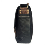 Hendrix Double Buckle Messenger Color: Brown