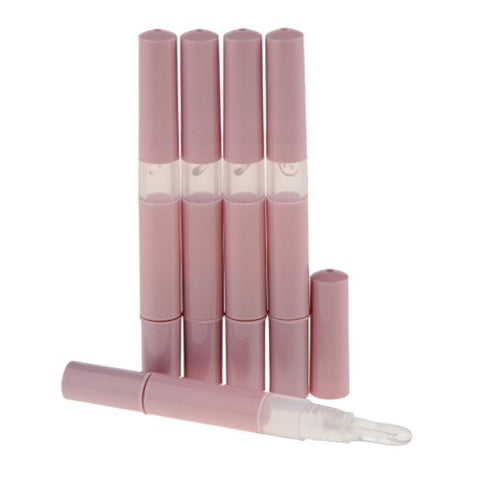 Baoblaze New 5Pcs/Set 3ml Empty Lip Gloss Container/Eyelash Liquid Tube/Nail Oil Pen/Oil