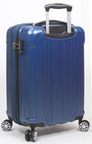 Dejuno Kingsley Abs 3-Piece Hardside Spinner Luggage Set-Blue