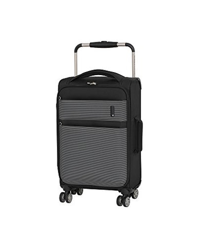 It Luggage World'S Lightest Debonair 21.5" 8-Wheel Spinner, Black/White