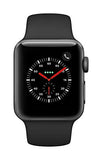 Apple Watch Series 3 (GPS + Cellular, 38mm) - Space Gray Aluminium Case with Black Sport Band